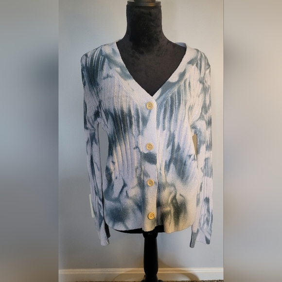 POL Tie-Dye Cardigan with Button Front. Size S NWOT - Picture 1 of 5